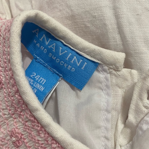 White and Pink Kids Dress - Picture 9 of 9